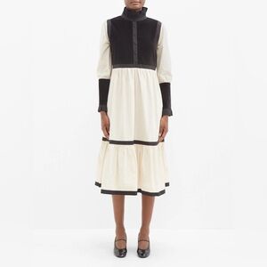 Batsheva Kavita Dress in Antique White - Medium